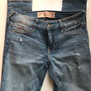 Hollister Skinny Ripped Jeans
